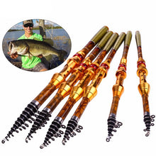 Carbon Fiber Telescopic Portable Spinning Fishing Rod