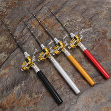 Mini Portable Pocket Fish Pen Aluminum Alloy Fishing Rod 