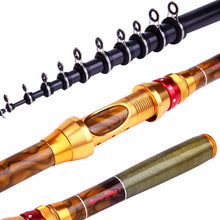 Carbon Fiber Telescopic Portable Spinning Fishing Rod