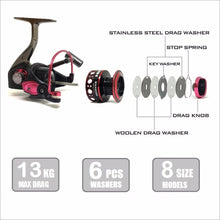 2017 Spinning Aluminum Body Fishing Reel 