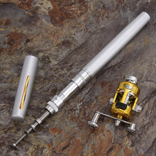 Mini Portable Pocket Fish Pen Aluminum Alloy Fishing Rod 